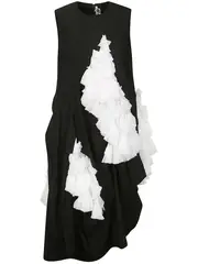 [Noir Kei Ninomiya] Wool Oxford Polyester George Dress
