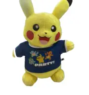 Build A Bear POKÉMON Plush Stuffed Animal Pikachu Toy PARTY Shirt Outfit NWT