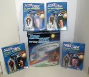 Rare Mint Sealed Galoop Lot 1980s STAR TREK THE NEXT GENERATION - FIGURES & CASE