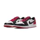 【NIKE 耐吉】Air Jordan 1 Retro Low OG Black Toe 黑紅 腳趾 黑頭 男鞋(CZ0790-106)