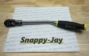 Snap-on Tools USA HI-VIZ 3/8" Drive Soft Grip Bent Flex Head Ratchet FHBF80AHV