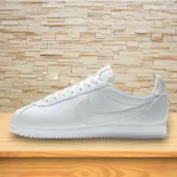 在飛比找蝦皮購物優惠-Nike Cortez Leather 全白 皮革 阿甘鞋 