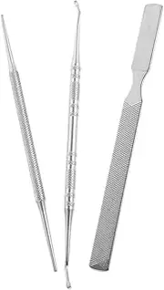 Ipetboom Stainless Steel Nail Trimmer and Manicure Set Professional Nail Care Kit Case Double Ended Nail Tools for Home Pedicure and Grooming
