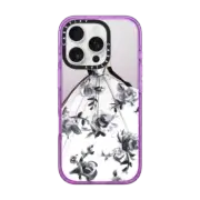 iPhone 16 Pro Impact Case MagSafe Compatible Classique -Fashion Illustration Transparent Case-