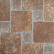 PowerSellerUSA Tivoli Self Adhesive 45 PCS Vinyl Floor Tiles - Brick Pavers