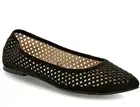 New Womens Black Ballet Flats Sz 5.5 Pointed Toe Dress Shoes Slip On Madden Girl