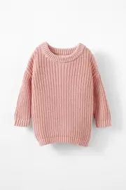 [Cotton On Kids] Cotton On Kids - Connor Crew Neck Jumper - Zephyr 3-6M ZEPHYR