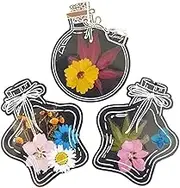 Dried Flower Bookmark Kit - Pressed Dried Flower Book Markers | Pressed Flower Bookmark Kit | Craft Supplies | Handmade Arts & Crafts | Marker Decorations d