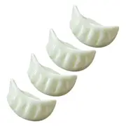 4 Pcs Chopstick Holder Rest White Forks Silverware Serving Utensils