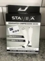 STAMINA Physix Gear Sport Graduated Compression Socks 2.0 Size L/XL ￼ NEW