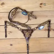 Western Leather Headstall and Breast Collar Tack S