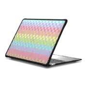 MacBook Air 13-inch (M1 / Intel) Impact Case Rainbow Checkerboard Transparent