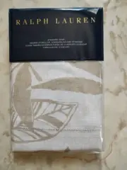1 New Ralph Lauren Cecily Collection Palmetto Tan Standard Pillow Sham $145