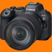Canon EOS R6 Mark II Mirrorless Camera with 24-105mm f/4 Lens With Adapter - Brand New