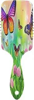 Delicate Butterflies Soft Colors Air Cushion Massage Comb, Detangling Comb, Hair Comb Women