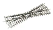 Peco St-250 Ho Scale Code 100 Setrack: Medium 22.5° Intersection - Length 168 mm