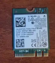 INTEL 7265NGW DUAL BAND WIRELESS-AC 7265 PCI-E M.2 WLAN BT 4.2 WIFI CARD 0K57GX