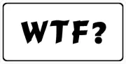 WTF? Photo License Plate