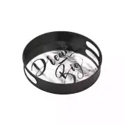 Nikki Chu 12" Positano Dream Big Mirror Decorative Tray