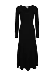 Alaïa Ribbed Stretch-knit Midi Dress - Black - 42 (UK14 / L) 42 (UK14 / L)
