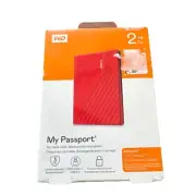 WD 2TB My Passport Portable External Hard Drive HDD-WDBYVG0020BRD-WESN