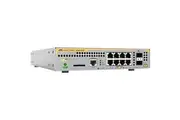 Allied Telesis L2+ switch with 8 x 10/100/1000T PoE ports and 2 x 100/1000X SFP ports AU Power Cord