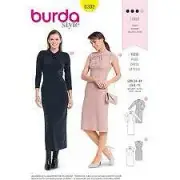 Burda Sewing Pattern 6382 Misses Dress Size 8-18 E 34-44