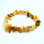 Aragonite Gemstone Chip Stretch Bracelet