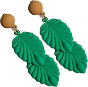 [GAROZATION] Jewellery for Women Leaf Earrings Drop Dangle Alloy Earrings for Girls Trendy