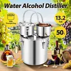 50L Water Alcohol Distiller Home Beer Brewing Distillery Kit with Thumper Keg