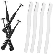 PENIKOKO 4Sets Eyebrow Razors for Women Precision Eyebrow Trimmer Facial Hair Remover Tool Compact Portable Design for Go Grooming for Results