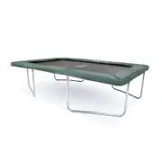 GeeTramp Force 8x12ft Rectangle Trampoline - In Ground - Standard (without Net Assembly)