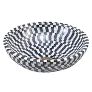 420*420*140mm Marble Mosaic Stone Round Above Counter Art Basin