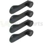 4pcs Window Winder Crank for 1984-2000 Honda Civic Interior Black (for: Honda)