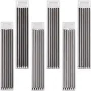 36pcs Carpenter Pencil Refills, 2.8mm Construction Pencil Solid Carpentry Pencil Refills,Construction Pencil for Carpentry Mark Pencils Scriber Architect Drawing Marking Pencil Black