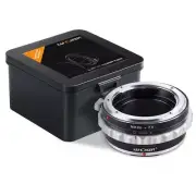 For Nikon (G) AF-S Mount Lens Adapter Ring to Fujifilm FX X Mount X-Pro1 Camera