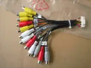 DUAL Pre-Amp. INPUT & OUTPUT AV RCA DV715B Old Version Connector 22 Pin Plug