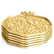 Michael Aram Pomegranate Coasters, Set of 6