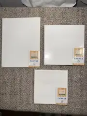 3 Packs Canvas Panels Hand Made Modern Boards for Oil & Acrylic Painting