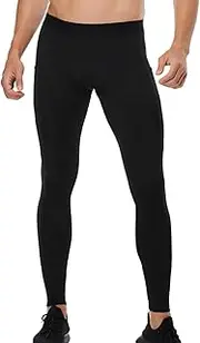 [AIEOE] Thermal Bottoms Men Thermal Underwear Bottoms Base Layer Ultra Soft Leggings Winter Trousers Warm Compression Leggings