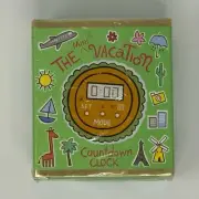NIB Mini Vacation Countdown Clock, Running Press, gift, Mega Mini Kit, travel