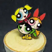 Custom Powerpuff Girl Cross With Totally Spies Enamel Pin