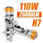 Led Len 1:1 Led Projector Car Headlight Bulbs Plug&Play Mini Lens Projector Lens