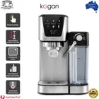 Kogan Espresso Coffee Machine with Milk Frother, Stainless steel, Coffee
