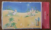 CHRISTMAS HALLMARK CARDS ADVENT CALENDAR & ENVELOPE ONCE UPON A MANGER NATIVITY