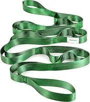 Kiemeu Yoga Straps For Stretching Strap With Loops, Non-elastic Stretch Bands For Physiotherapy And Flexibility, 244cm Long