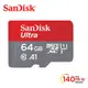 【樂意創客官方店】SanDisk 64GB Ultra microSDXC C10 UHS-I A1 記憶卡