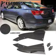Car Rear Bumper Lip Diffuser Splitter Side Skirts CARBON FIBER for Chevy Malibu