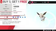 ✨ Shiny Gmax Eevee ✨ 6IV Pokemon Sword and Shield Fast Delivery