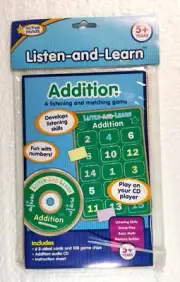 Listen & Learn Addition Educational Game Ages 5+ Fun with Numbers Active Minds